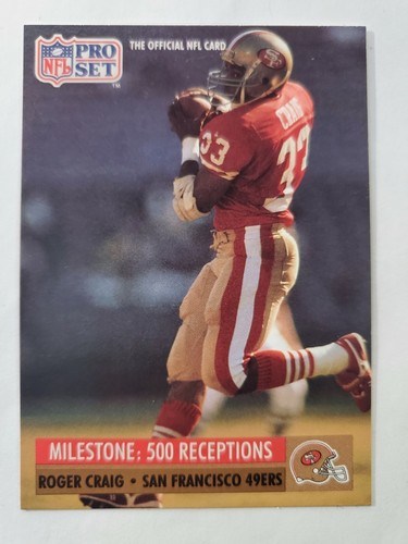 Lote de Tarjetas de San Francisco 49ers HOF - Lote/Arroz/Montana/Craig - Mazo superior-Topps - Imagen 5 de 10