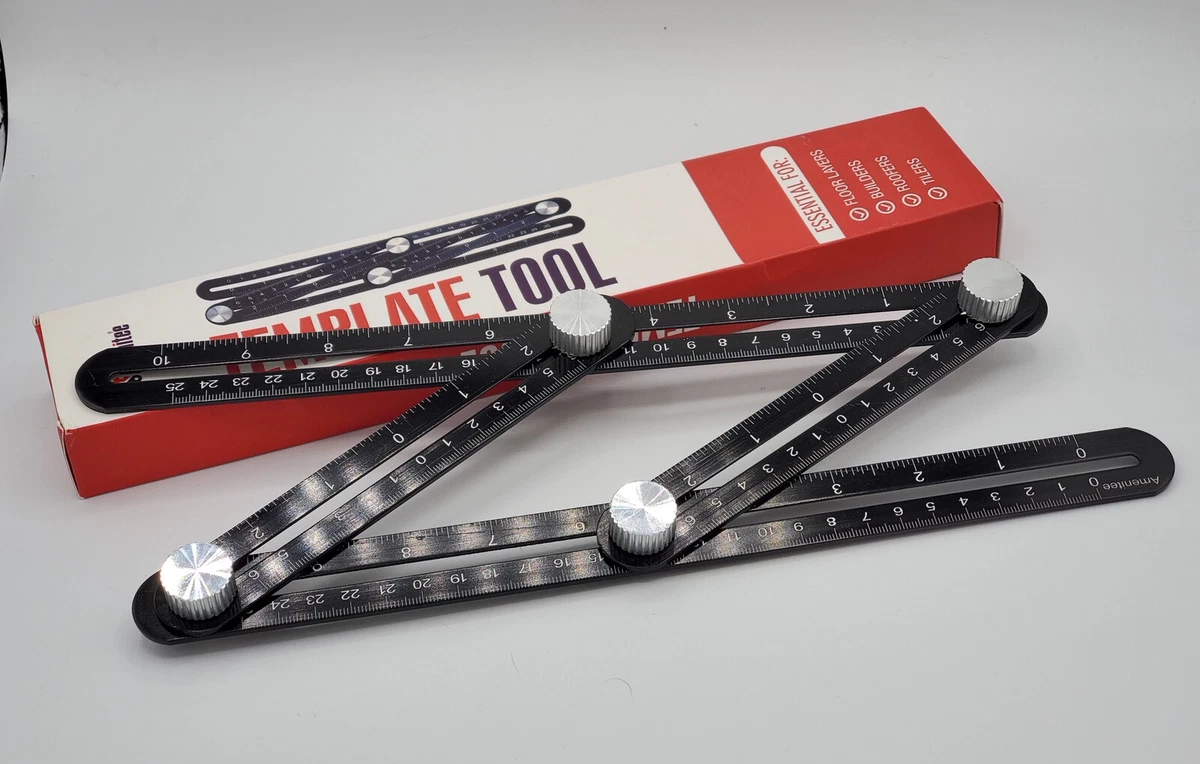 Amenitee Angle Layout Measuring Ruler Template Tool Multi Angle Finder New