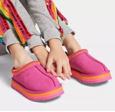 UGG big kids size 6Y RYM/GML platform tazz tasman-1153054K