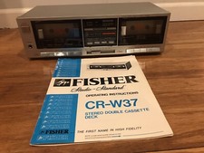 Vintage Fisher Studio-Standard Stereo Double Cassette Deck Model CR-W37