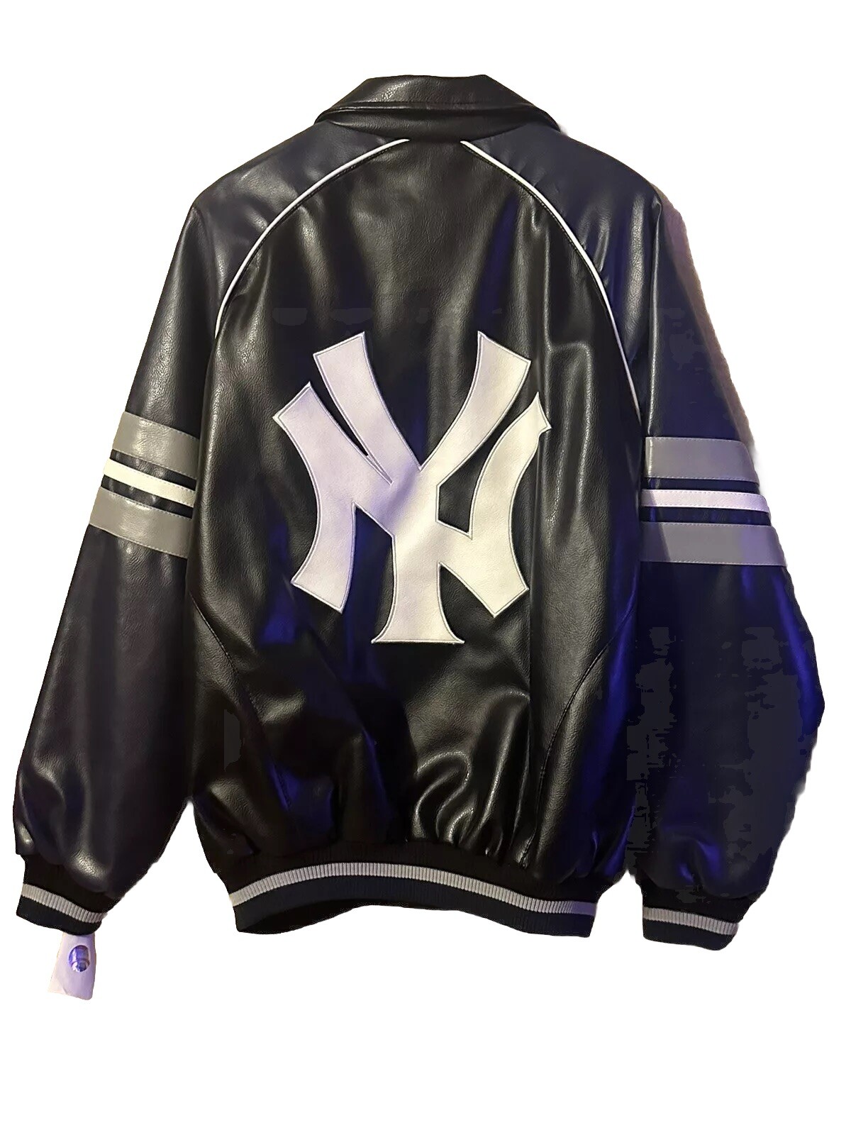 NOS Vintage NEW YORK YANKEES MLB GIII CARL BANKS Big Logo Jacket Size XL NWT