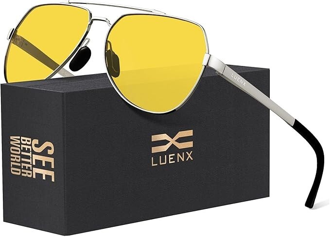 Ultra HD Night Driving Glasses with Advanced UV Protection Technology