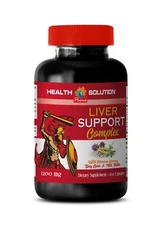 anti inflammatory capsule - LIVER SUPPORT COMPLEX 1200MG 1B- milk thistle