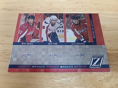 2010-11 Zenith Mozaics Alex Ovechkin Mike Knuble Eric Fehr #20 $$$