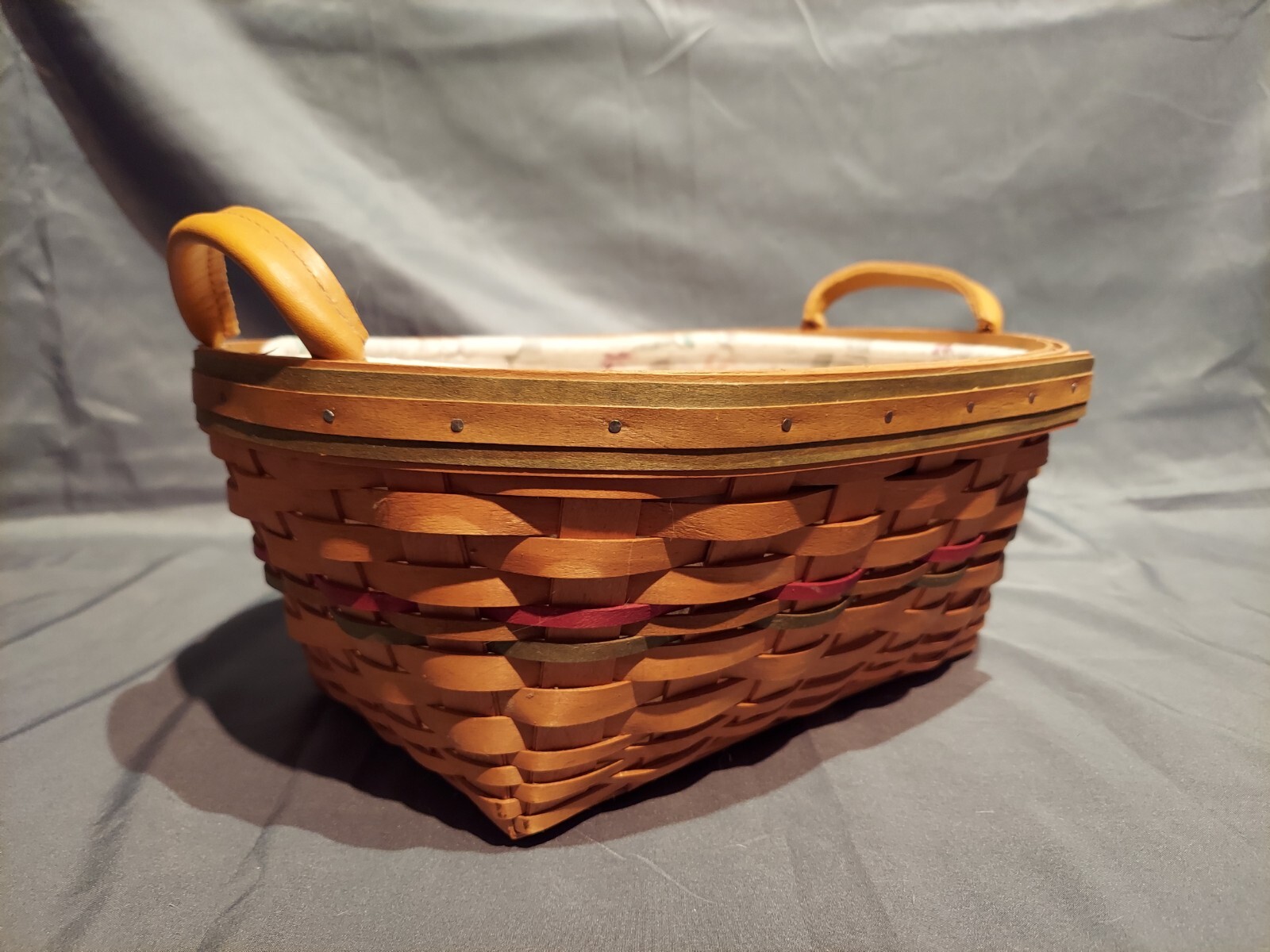 LONGABERGER Autumn Reflections Large Daily Blessings Basket 2001 eBay