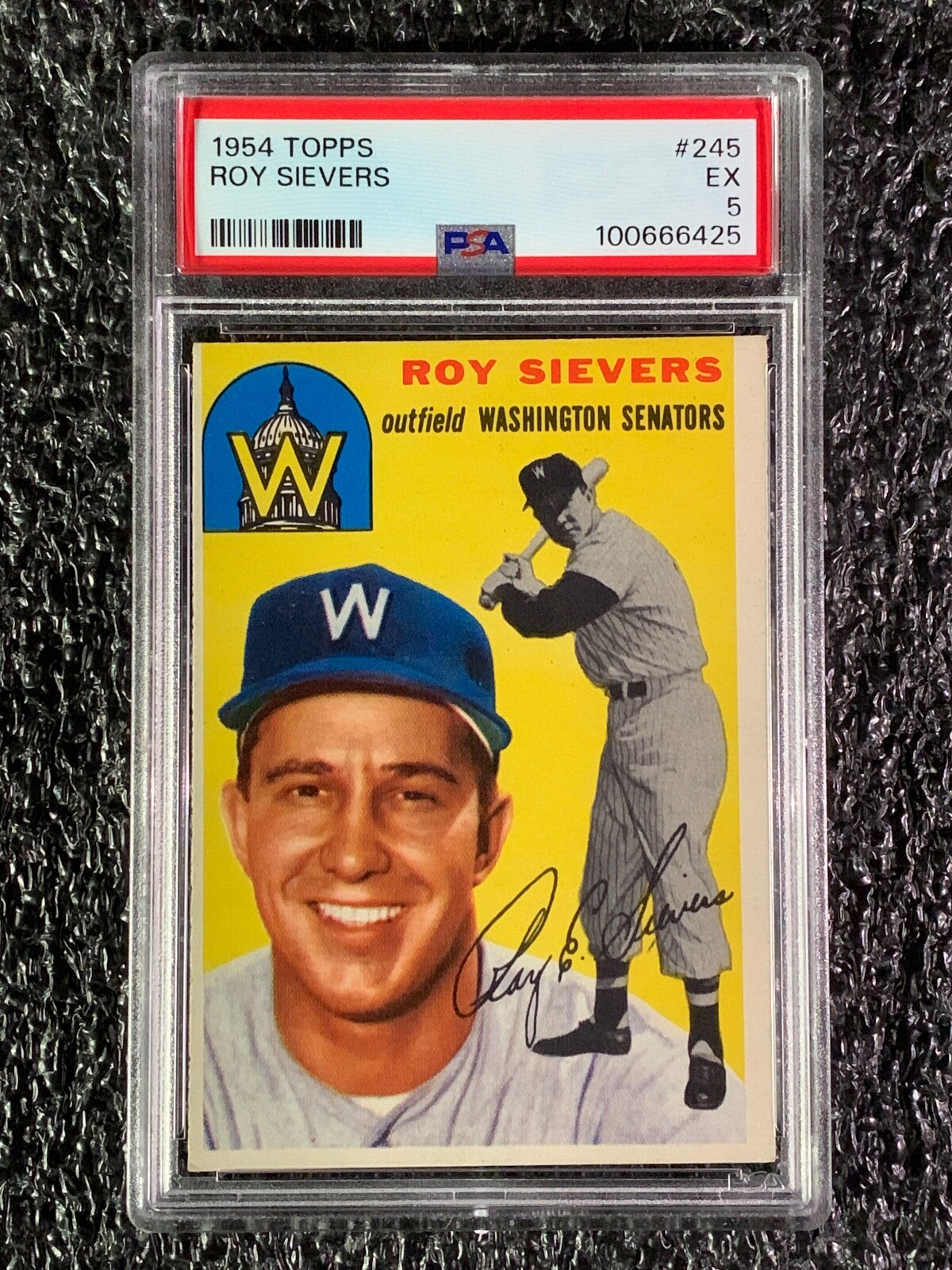 1954 Topps Baseball #245 Roy Sievers PSA 5