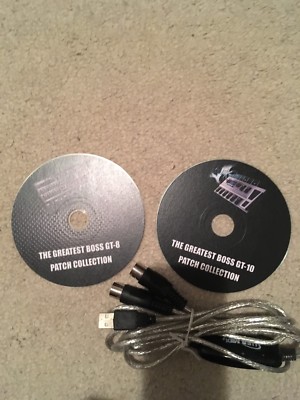 Boss GT-10 processor, bonus GT10/GT8 Patch CD, MIDI/USB cable