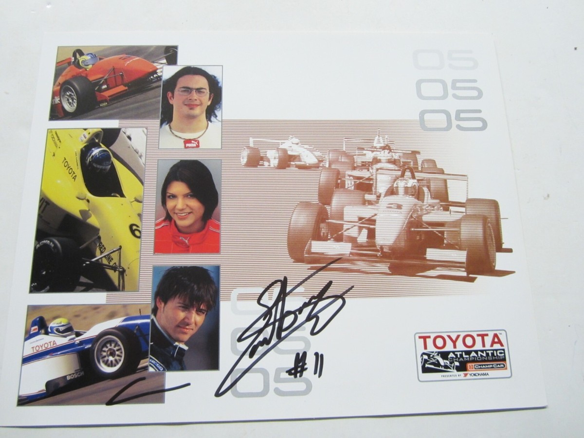 Toyota Atlantic Champ Series 05 Autographed Charles Zwolsman Jr