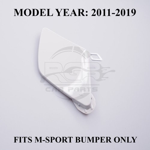 Avant bumper Crochet Remorquage Housse pour BMW 3er F30 F31 M Sport 11-19 Blanc - Photo 1 sur 10