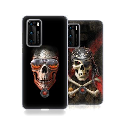 OFFICIAL ANNE STOKES SKULL SOFT GEL CASE FOR HUAWEI PHONES 4