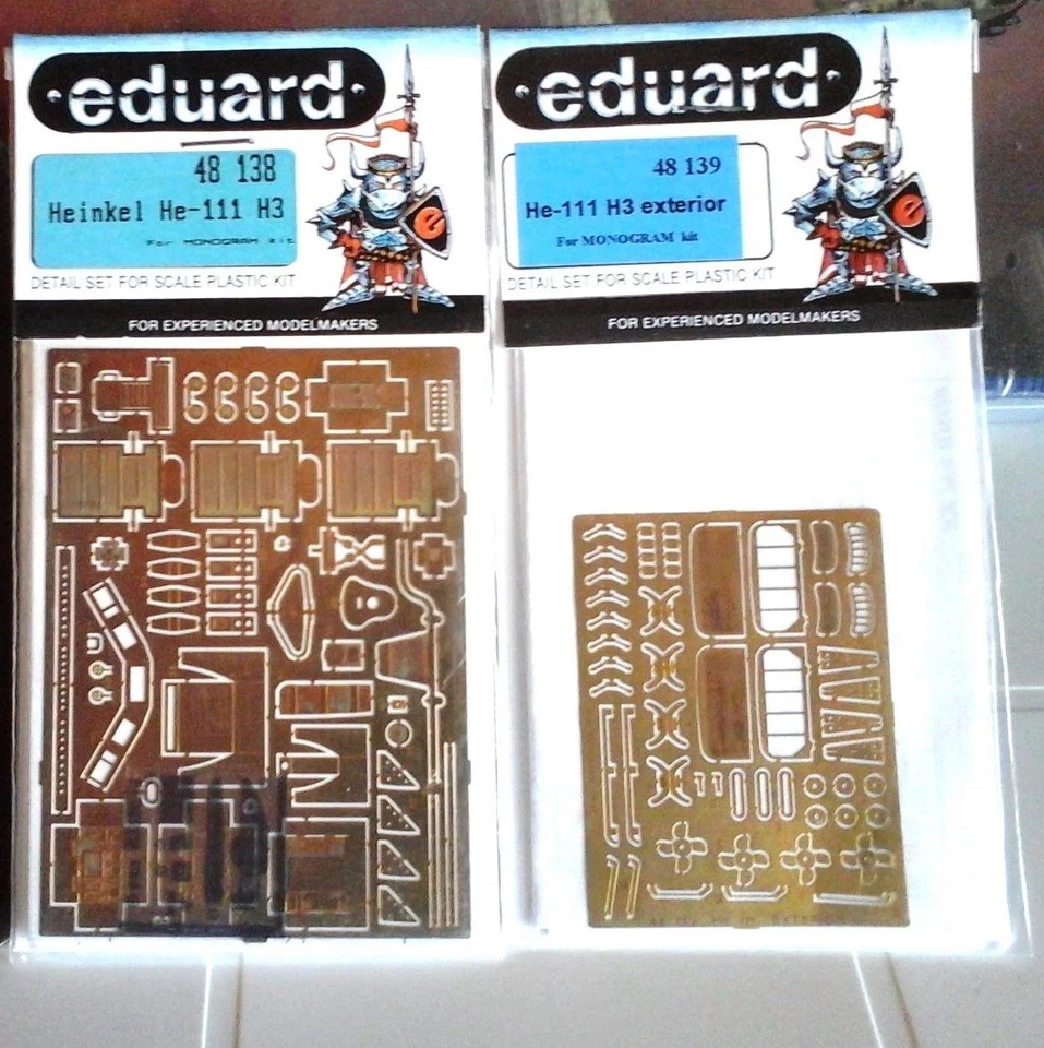 HEINKEL111H6 1/48 REVELL MODEL+WALK AROUND HE111+N.2 PHOTOETCHED PARTS - Immagine 3 di 4