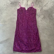 Walter Baker Dress Womens Size 6 Madena Mag Rus Se Strappy Sequin Cocktail Party