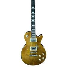 Electric Guitar Handcrafted Archtop Relic Tune-O-Matic Flame Maple Top FREE SHIP