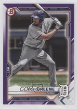 2021 Bowman Draft Purple 171/250 Riley Greene #BD-107 0w47