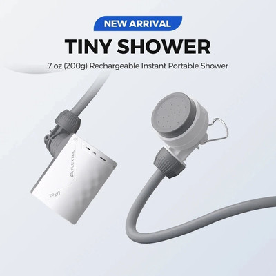 FLEXTAIL TINY SHOWER - Outdoor Camping Shower Portable Electric Shower Pump IPX7