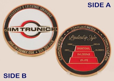 Jim Trunick Leadership & Executive Solutions Challenge Coin 1#4