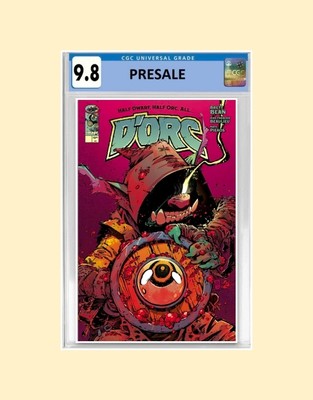  PRESALE D'ORC #1 CGC 9.8 GRADED Cover B Jorge Corona Variant Brett Bean  