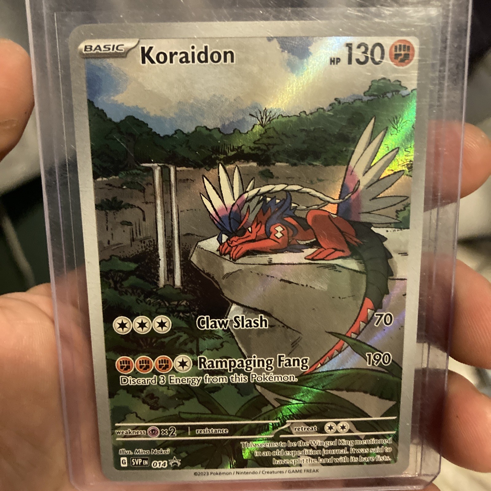 Koraidon - 014 (Pokemon Center Exclusive) 014 Sv: Scarlet & Violet Promo...
