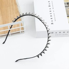 Studded Hairband Spike Bow Rivet Headband Rock Style Hair Women Accessory