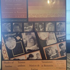 Creative Memories Scrapbook Paper 10 x 12 "SHADES OF AMBER" PACK