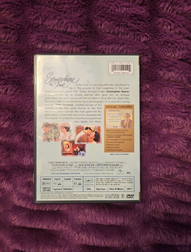 Somewhere in time DVD collectors Edition  Signed - Image 3 of 4