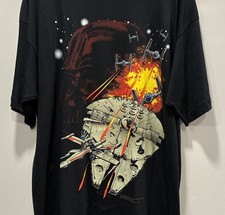 Near Deadstock Rare Vintage 1995 Star Wars Episode 4 Darth Vader Shirt Size XL