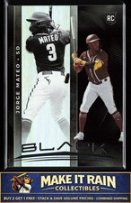Jorge Mateo 2021 Panini Chronicles Black #14 San Diego Padres Rookie RC