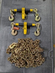 Set of 2 Vevor Ratchet Load Binder 10 Ft. Chain Missing Handles