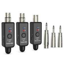 Wireless XLR Adapter System Dual Transmitter ...