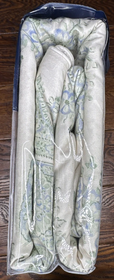 Nueva funda nórdica floral Ralph Lauren CAMILE Sage Chambray cachemir - King Foto 4 de 4