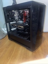 Gaming pc Ryzen 3 rx 6600 xt cpu watercooled cooler master desktop computer