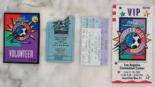 Rare Vintage 1994 World Cup Coca Cola Soccerfest STAFF TShirt Passport Collect'n