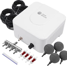 All-In-One Koi Pond Aerator for Outdoor Ponds up to 3000 Gallons, Pond Air Pump 