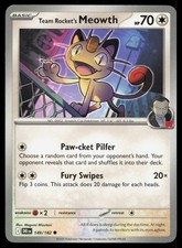 Team Rocket's Meowth 149/182 Destined Rivals Common Pokemon NM/M