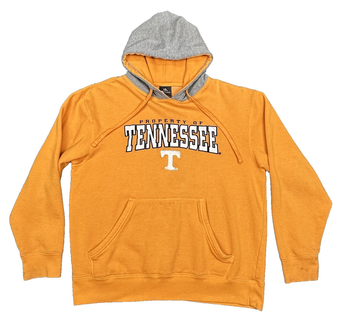Tennessee Volunteers Sweatshirt Mens Large Orange Pullover Hoodie Pocket READ