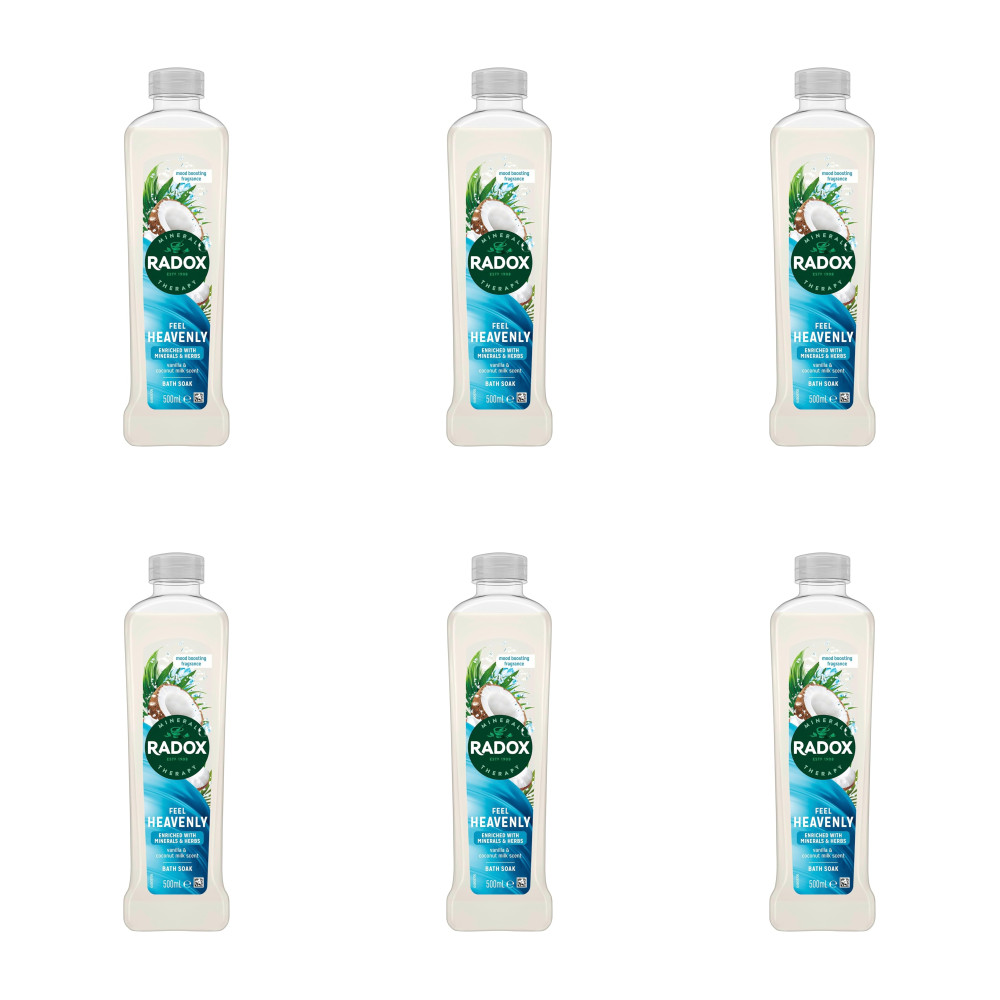 Radox - Bath Soak - Minerals and Herbs - Coconut - 500ml - 3 Pack - Image 5