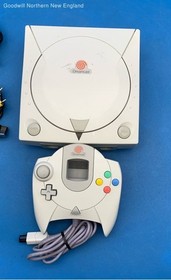 SEGA Dreamcast HKT-3020 Console Bundle W/One Controller Tested Working