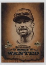 2001 Upper Deck Most Wanted Mark McGwire #MW1 1l5d