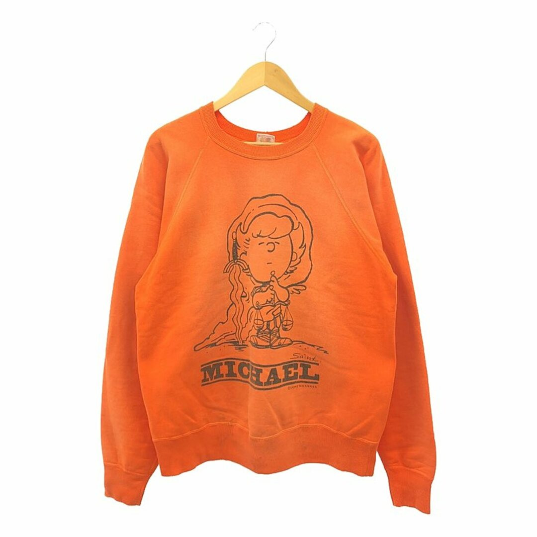 SAINT MICHAEL Mxxxxxx ST 2023AW COTTON VINTAGE PRINT CREW SAINT MICHAEL Mxxxxxx ST 2023AW COTTON VINTAGE PRINT CREW