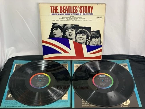 THE BEATLES STORY 2x Vinyl 2LP 1964 Gatefold EX/VG TBO-2222 Capitol - Interview