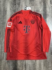Michael Olise Bayern Munich Adidas 24/25 Long Sleeve Jersey Men Size L IT2254