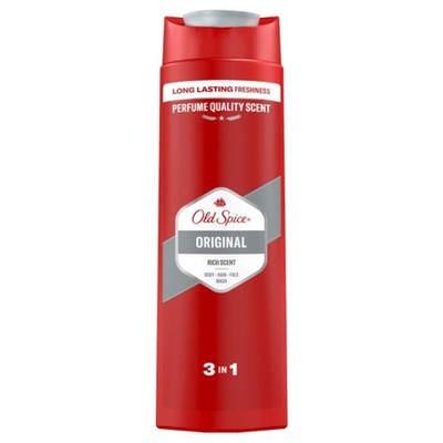 15,40 /L- 6er Pack Old Spice 3in1 Duschgel & Shampoo für Männer-Original - 400ml