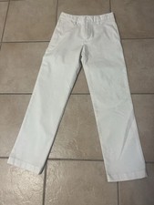 402 Polo Ralph Lauren Boys Pants White Straight FitFront/Back Pockets Size 10