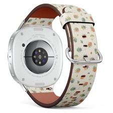 Ladybugs Mushrooms Kids Vegan Leather Watch Band 40/44/46mm