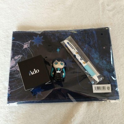 Ado Mini Figur / Handtuch / blau Kugelschreiber Set Yodaka Official Merch NEU...