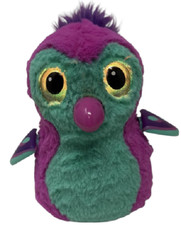 Hatchimal Penguala Penguin Pink Teal Interactive Spinmaster Works Talks Spins