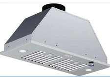 27.75 Inch Built-in/Insert Range Hood, 900 CFM Stainless Steel Kitchen Vent Hood