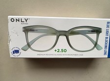 Only Eyewear Blue Light Blocking Readers 2.50 Sage
