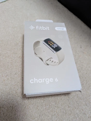 Fitbit Charge 6 Activity Tracker - Porcelain/Silver