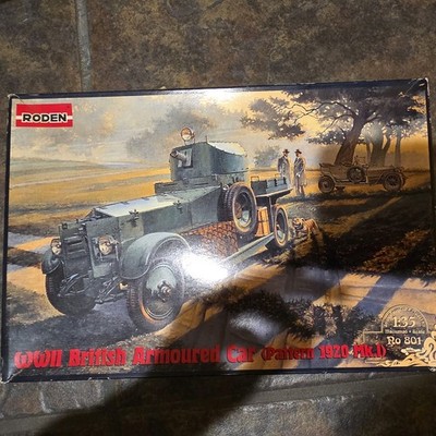 Roden 801 - Pattern 1920 MK.I British Armored Car - 1/35 scale model kit